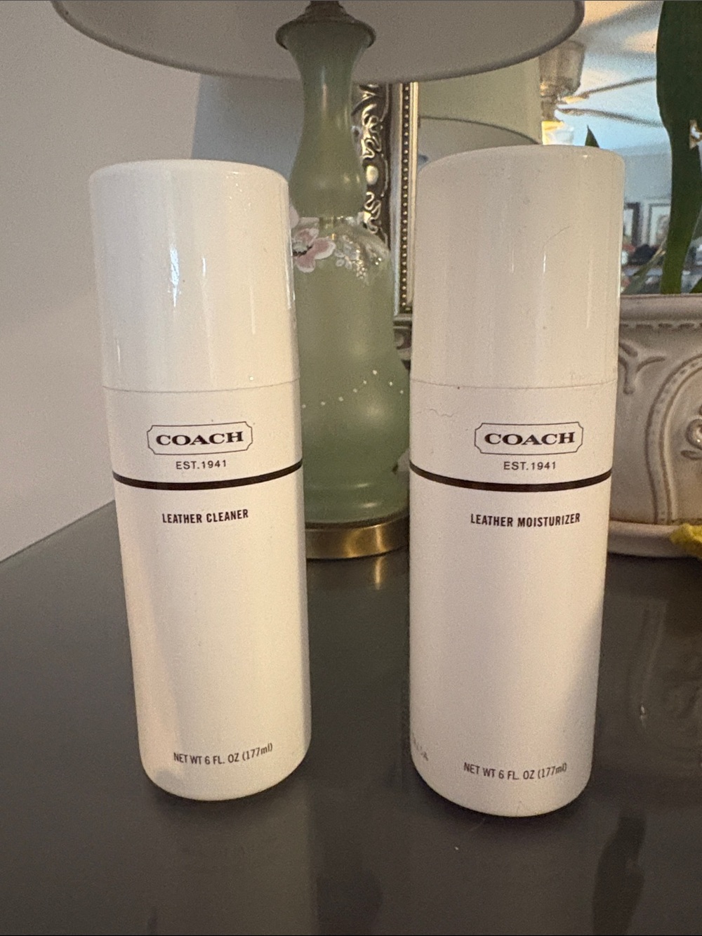 NEW Coach White Leather Cleaner & Moisturizer Duo